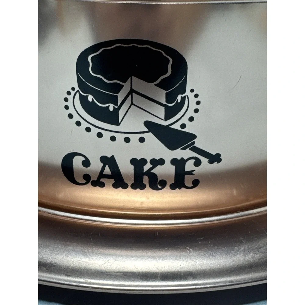 Vintage West Bend Copper Cake Carrier Aluminum Locking Cover 1950s Retro 14.5